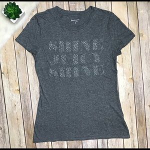 Juicy Couture Shine Bling Gray Tee Shirt